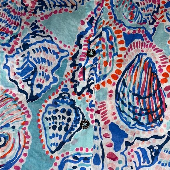 Womans Lilly Pulitzer Jupiter Island Tunic SHELL ME ABOUT IT  XXSMALL - Picture 3 of 9